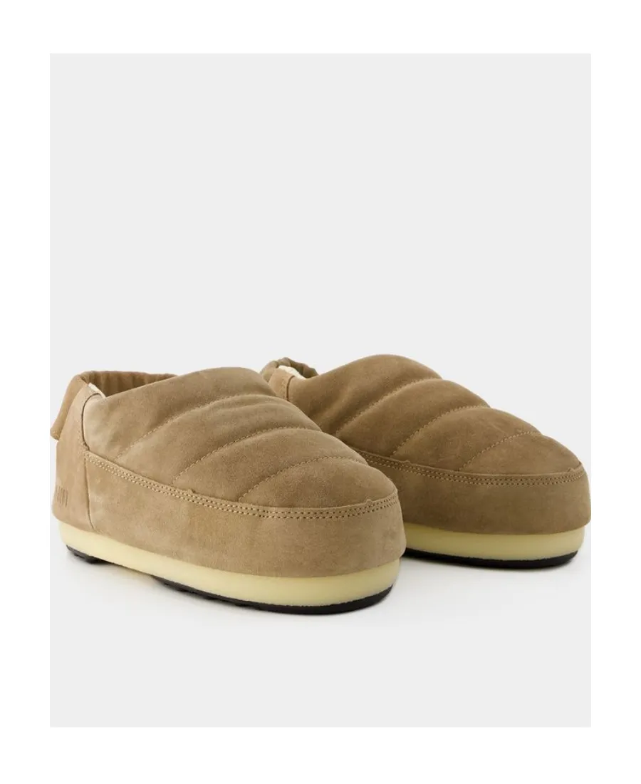Moon Boot Round-Toe Slip-On Slippers