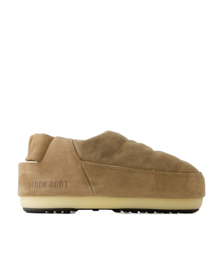 Moon Boot Round-Toe Slip-On Slippers