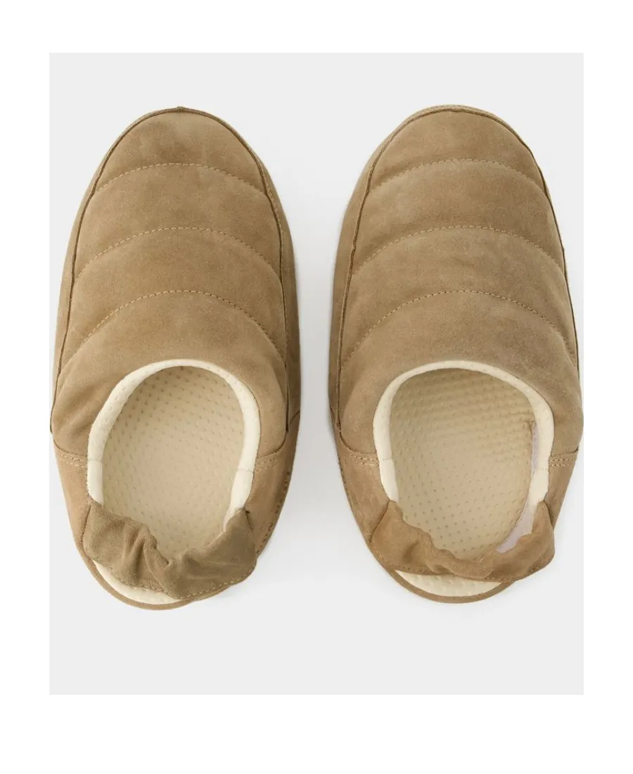 Moon Boot Round-Toe Slip-On Slippers