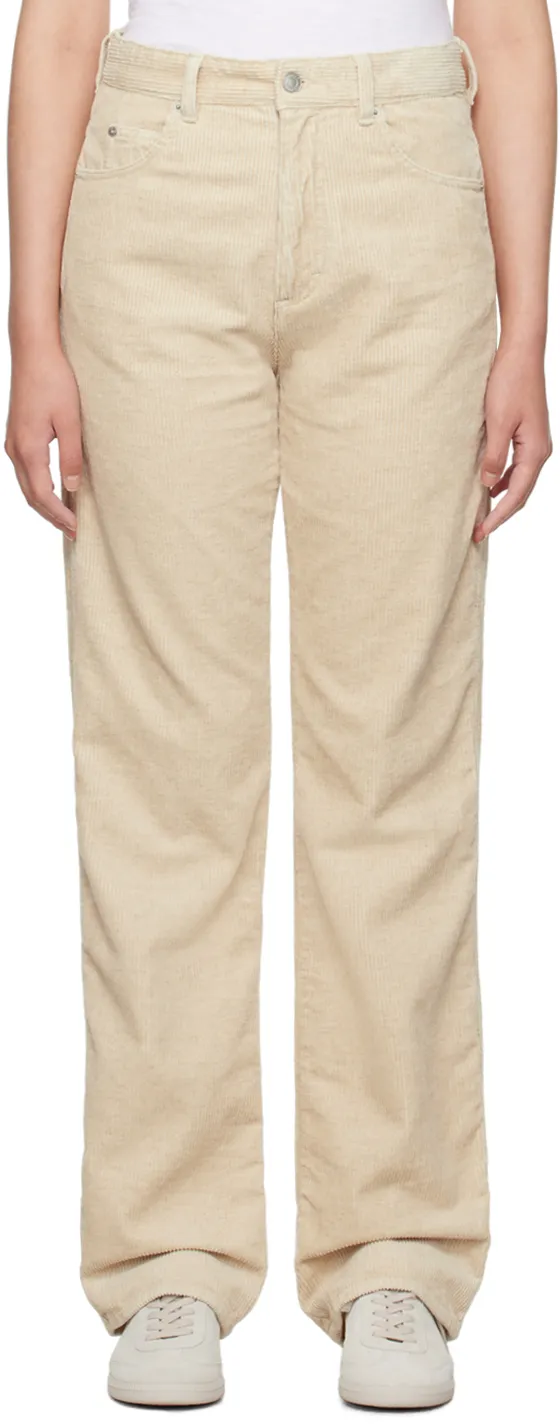 High-Waisted Casual Pants