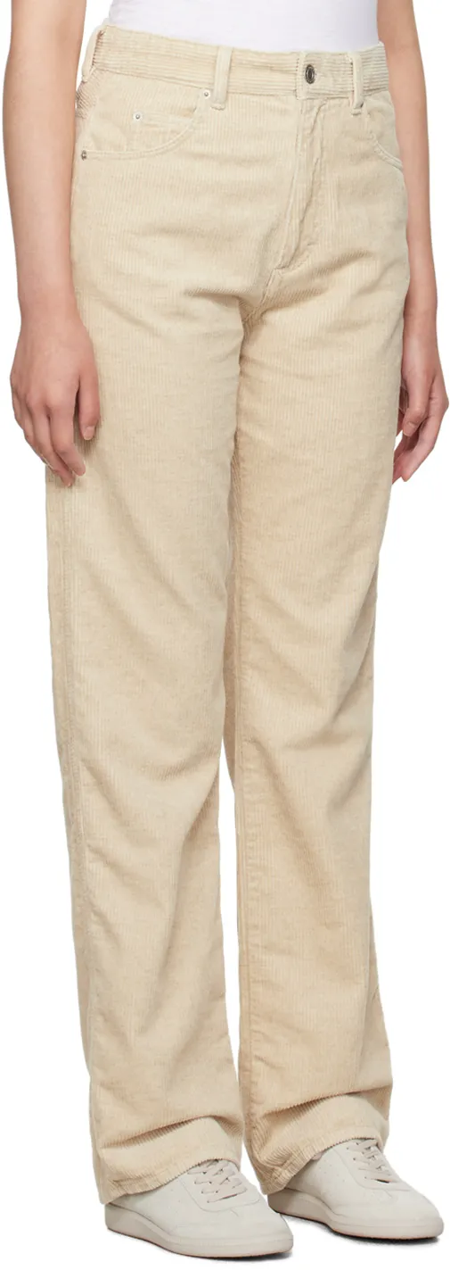 High-Waisted Casual Pants