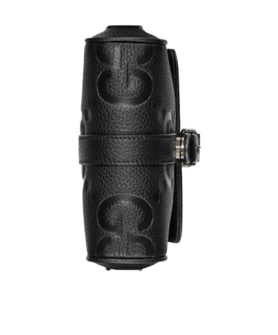 Guccin Small Jumbo Gg Foldover Top Messenger Bag