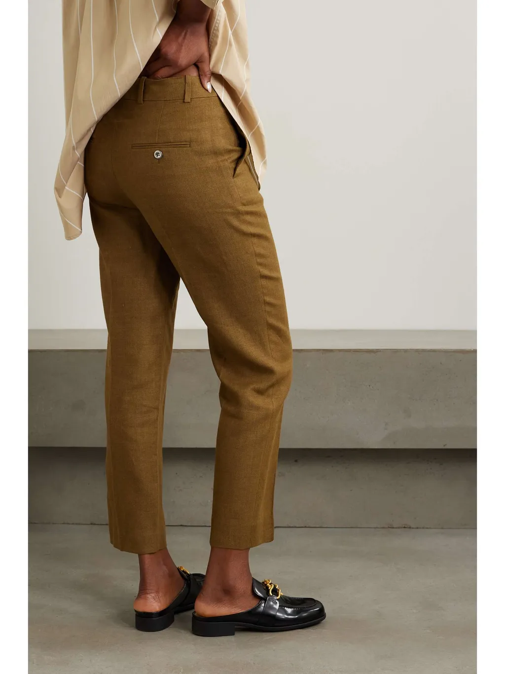 Belt-Loop Casual Pants