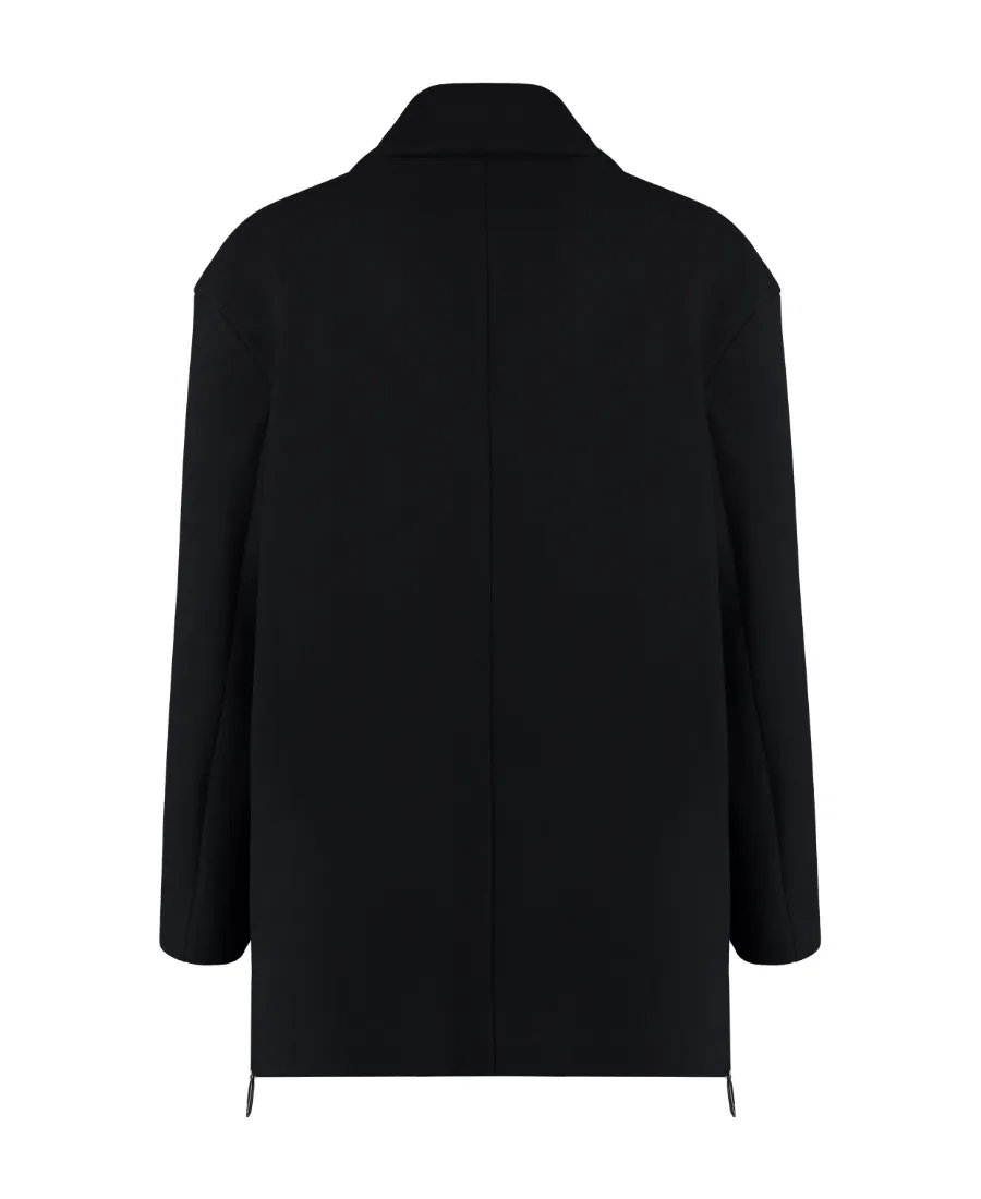 Giorgio Armani Double-Breasted Peacoat