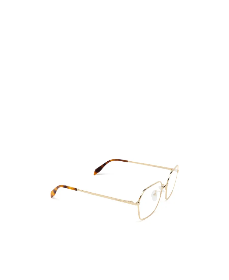 Alexander Mcqueen Eyewear Hexagon Frame Glasses