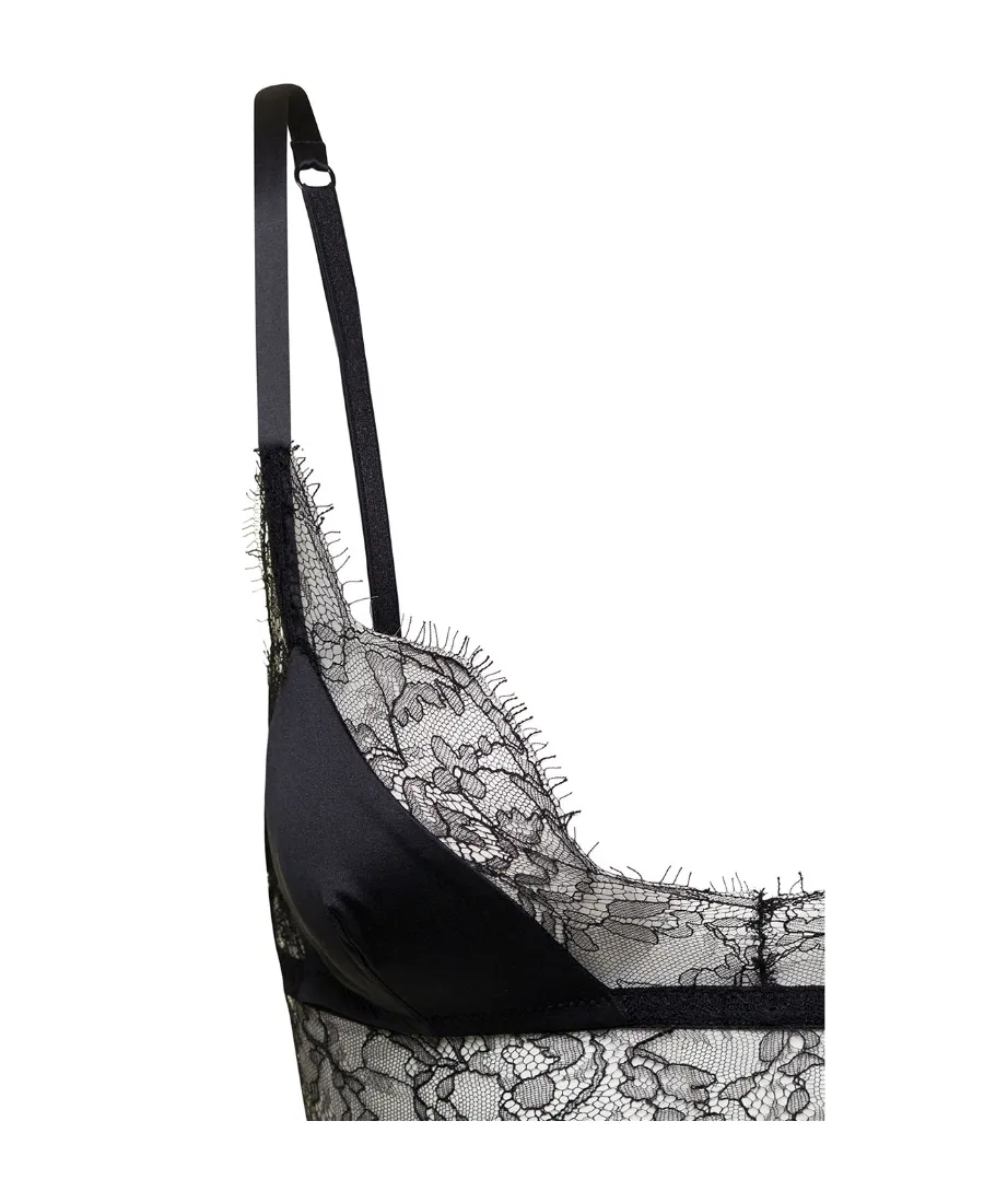 Dolce & Gabbana Lace Satin Bra