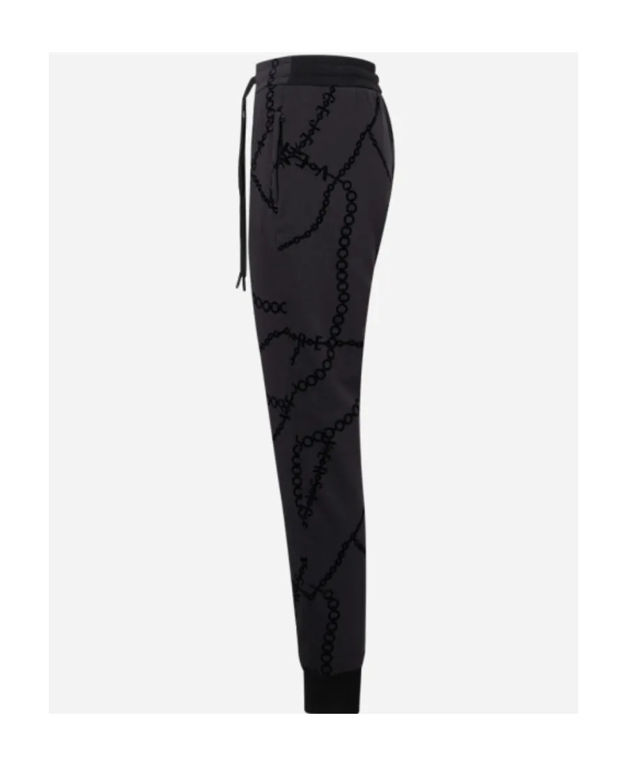 Versace Jeans Couture Chain-Printed Drawstring Track Pants