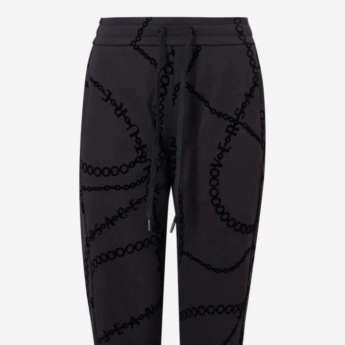 Versace Jeans Couture Chain-Printed Drawstring Track Pants
