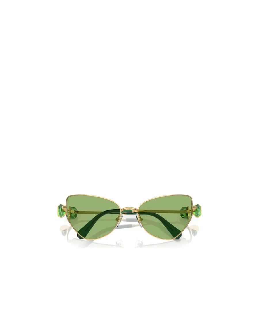 Hinged Crystal-Embellished Cat-Eye Sunglasses