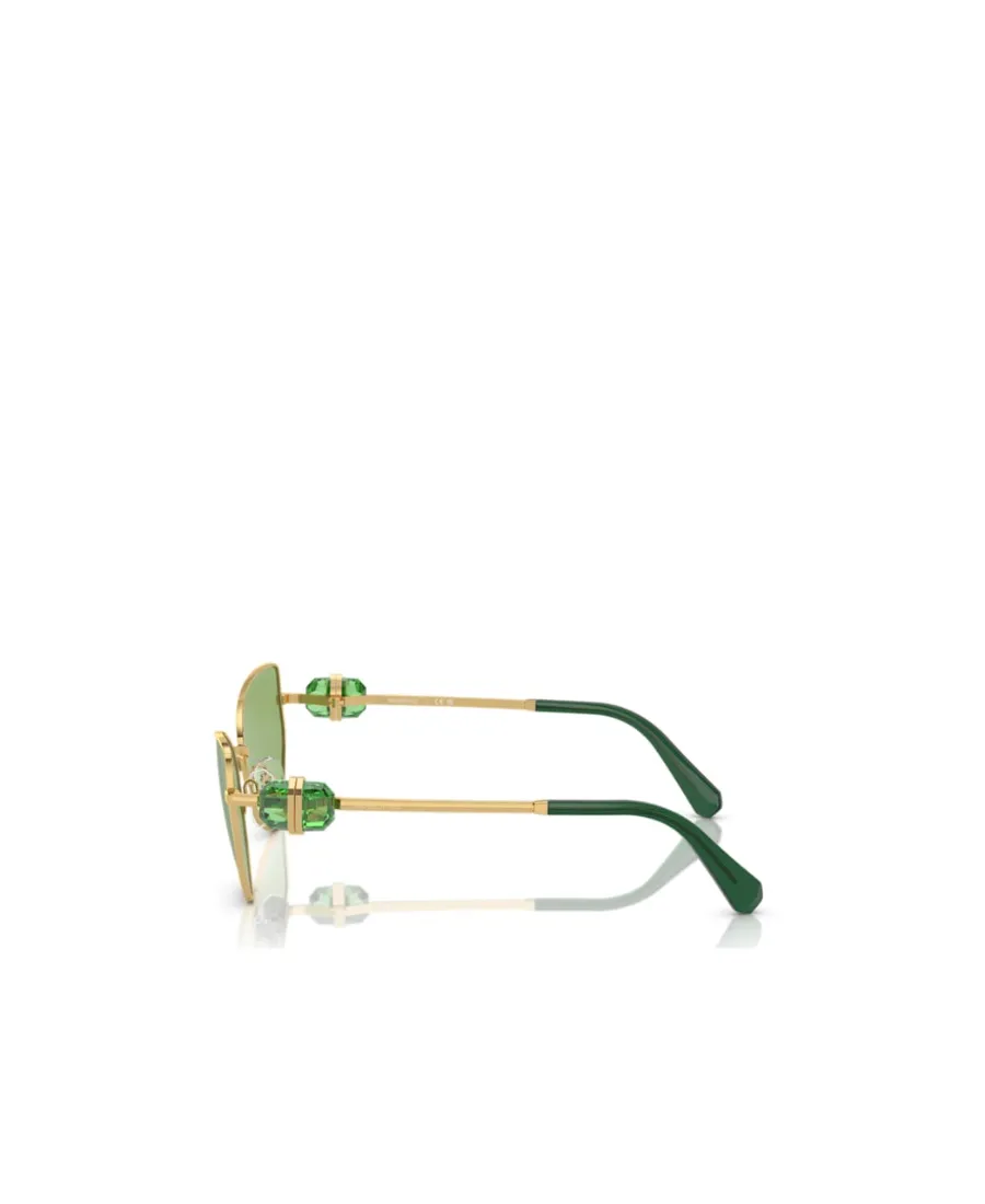 Hinged Crystal-Embellished Cat-Eye Sunglasses