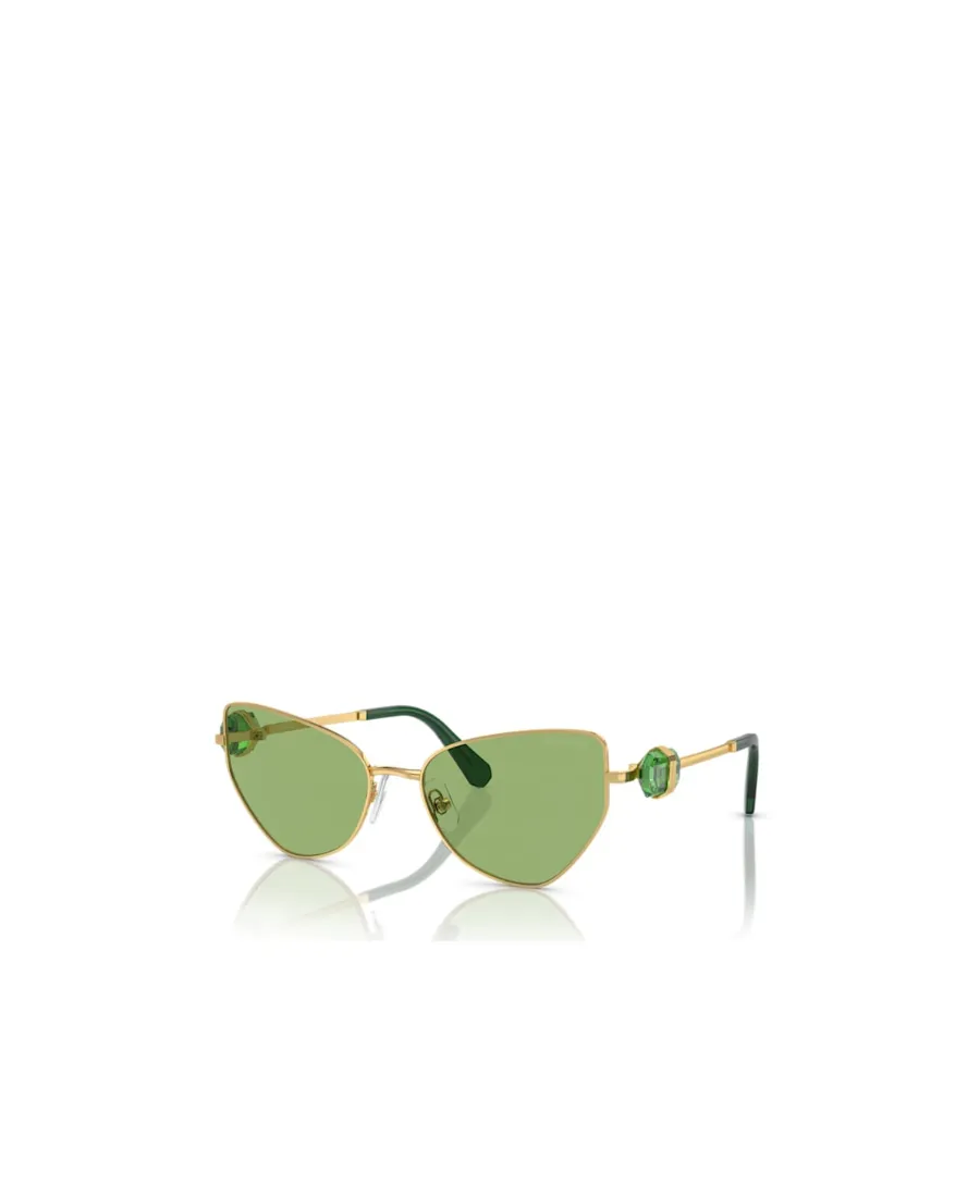 Hinged Crystal-Embellished Cat-Eye Sunglasses