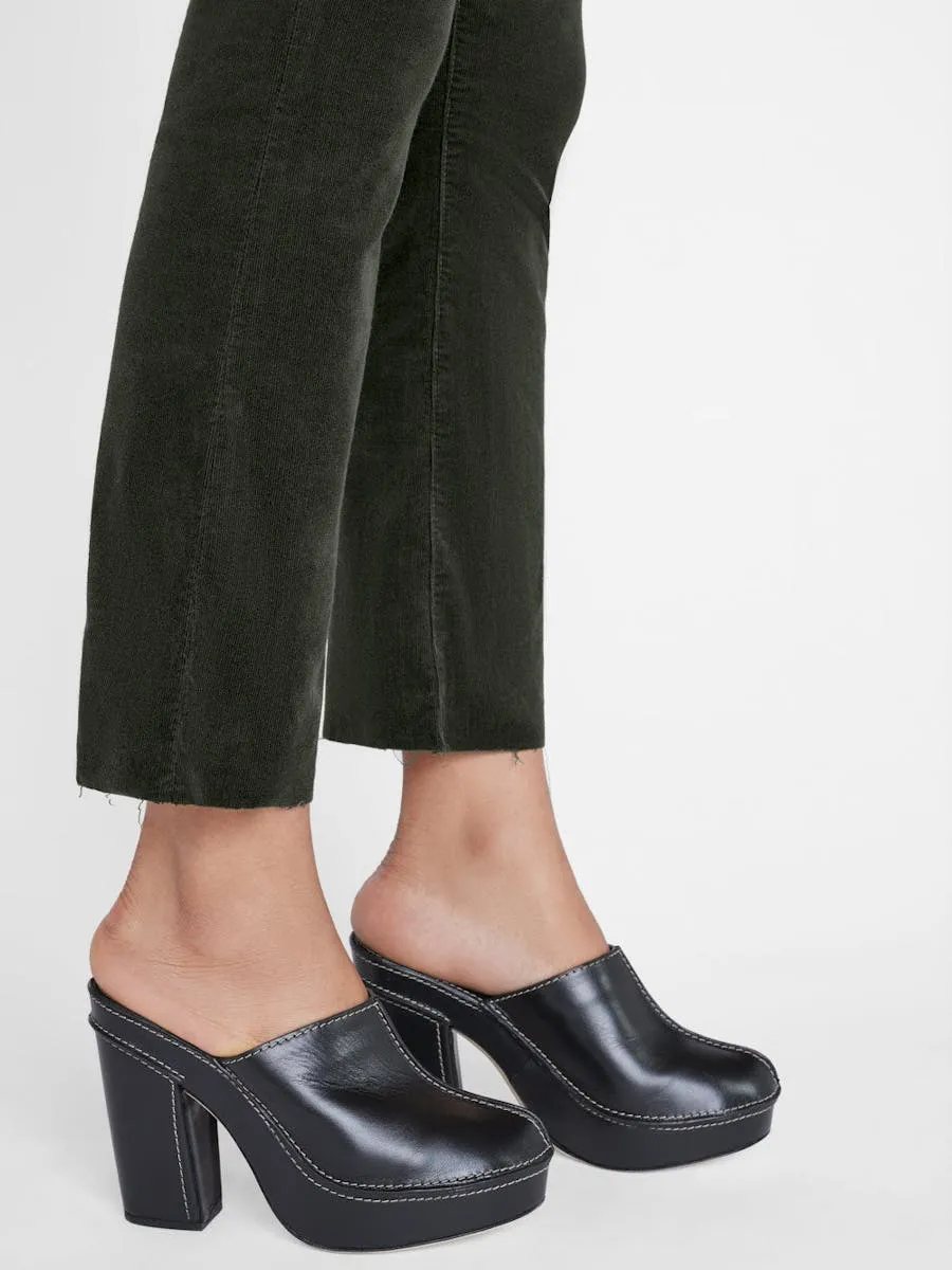 Frame Le Crop Mid-Rise Cropped Trousers
