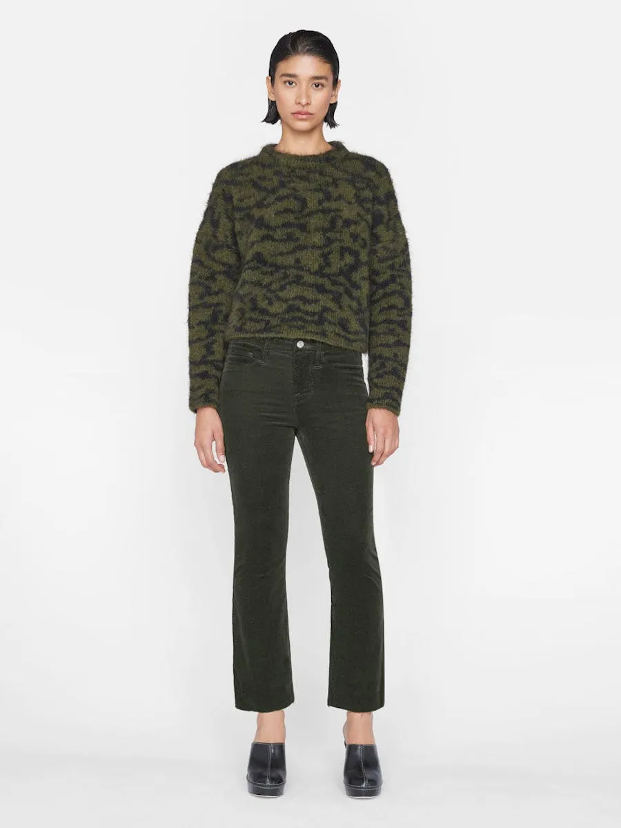 Frame Le Crop Mid-Rise Cropped Trousers