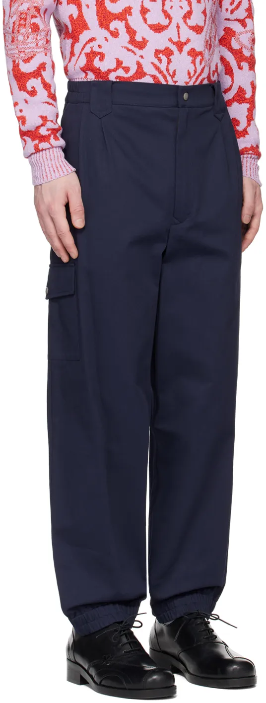Mid-Rise Tapered Trousers