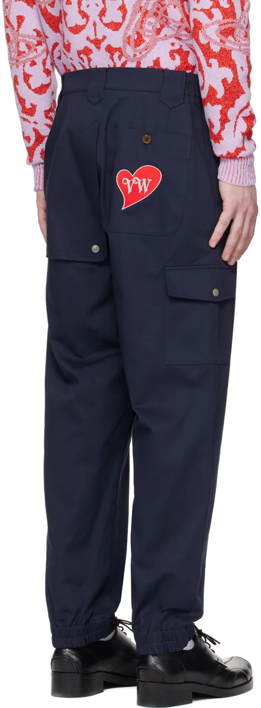 Mid-Rise Tapered Trousers
