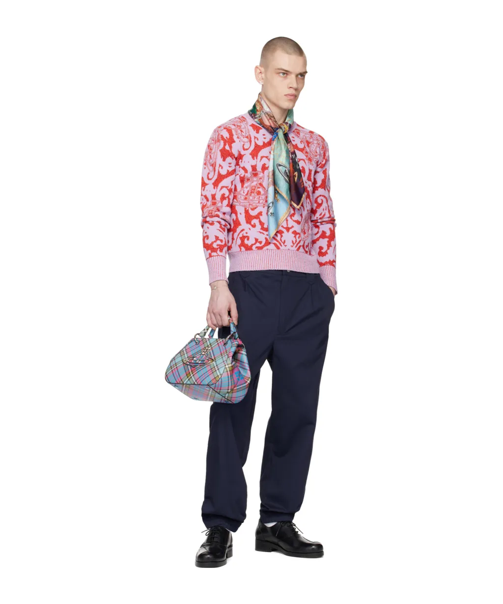 Mid-Rise Tapered Trousers