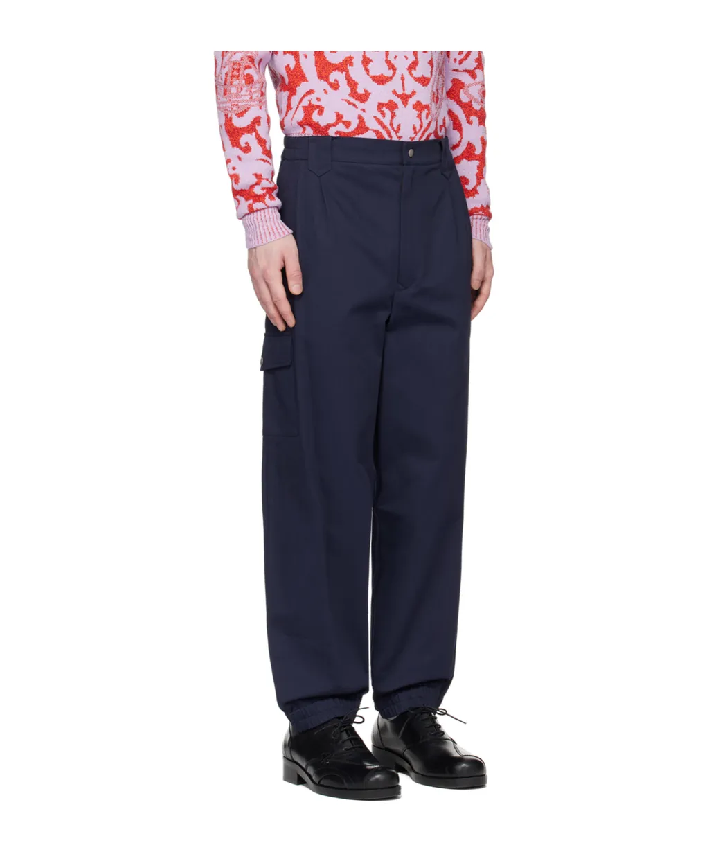 Mid-Rise Tapered Trousers