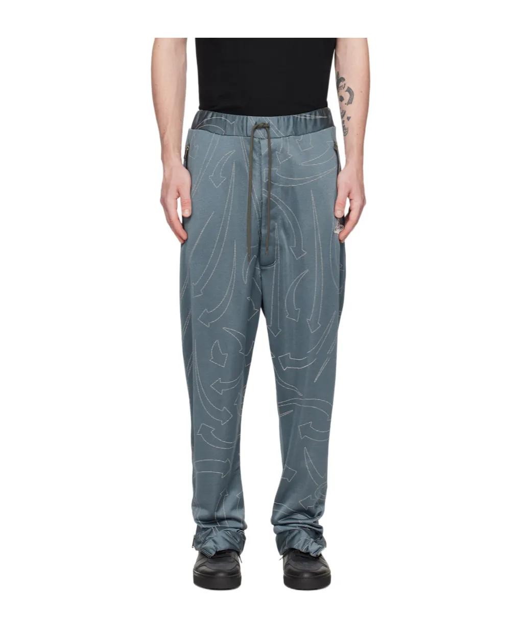 Printed Drawstring Casual Pants