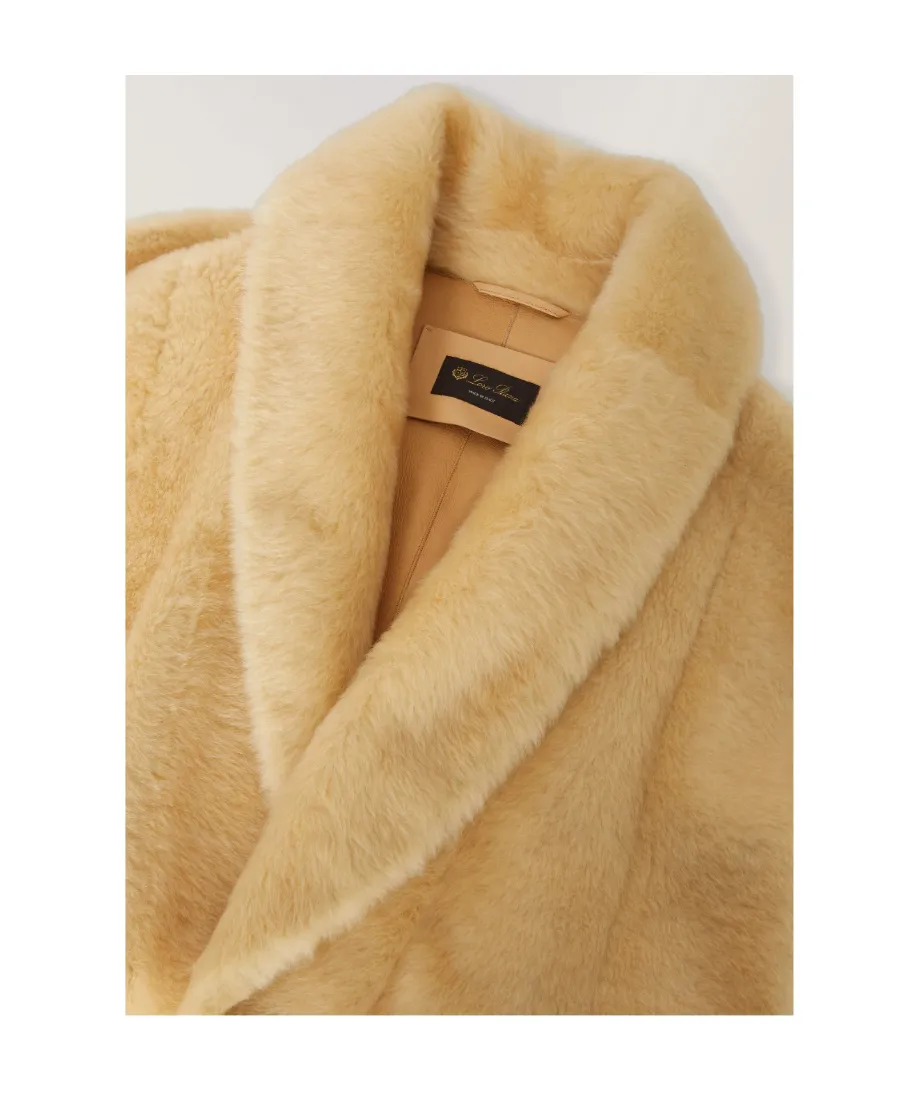 Long-Sleeved Lapel Coat