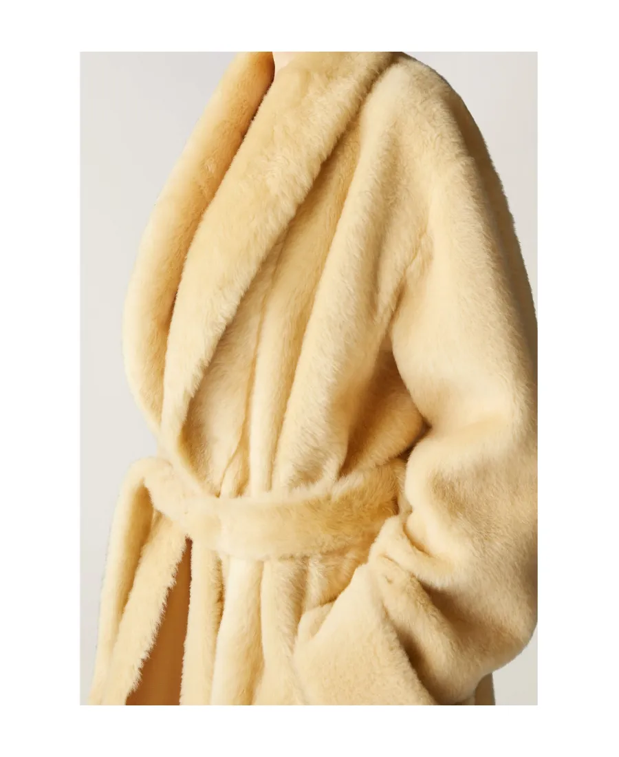 Long-Sleeved Lapel Coat
