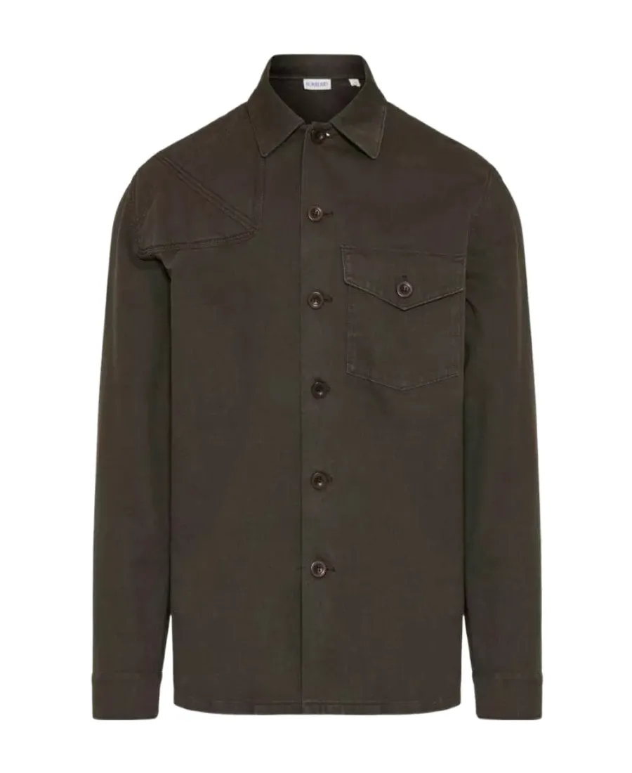 Panelled Cotton Shirt