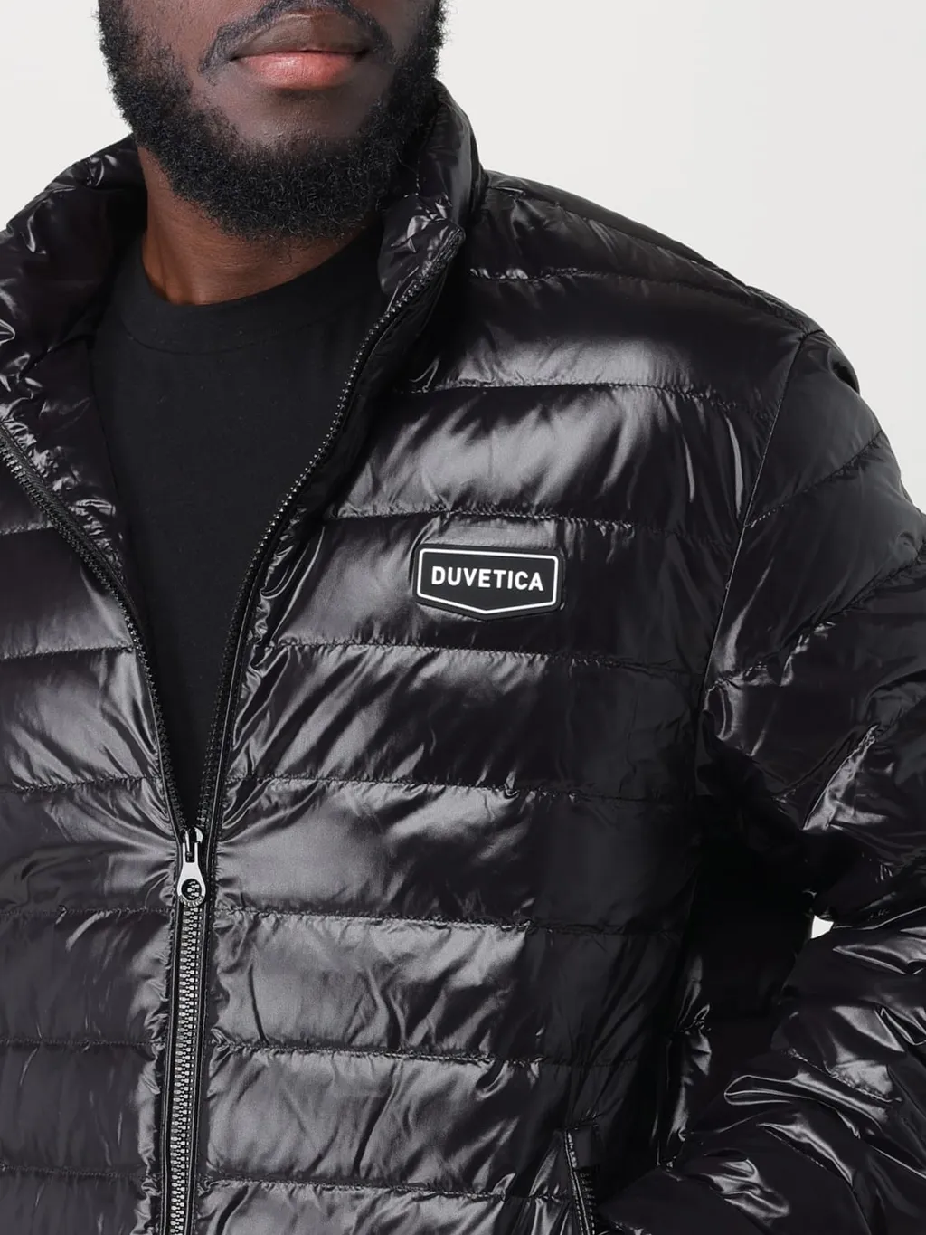 Logo Patch Quilted Cotton Suit