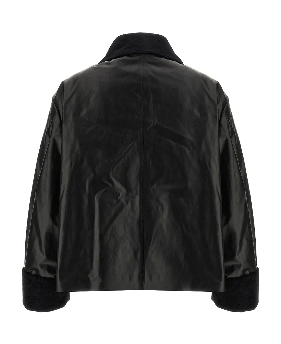 Long-Sleeved Lapel Casual Jacket