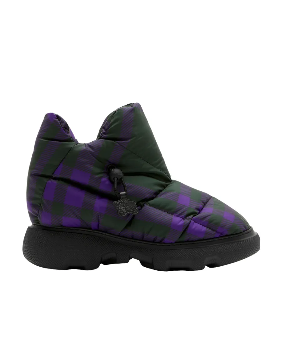 Burberry Check Pillow Padded-Desigh Boots