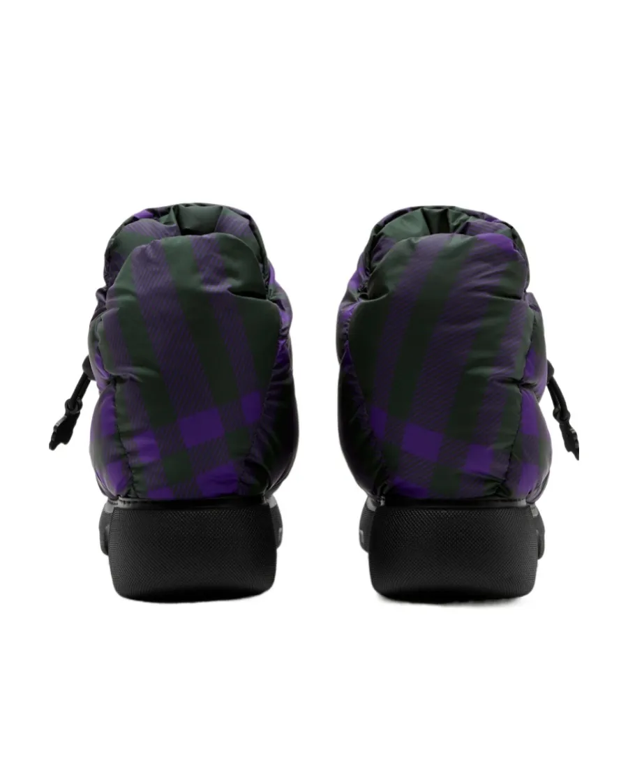 Burberry Check Pillow Padded-Desigh Boots