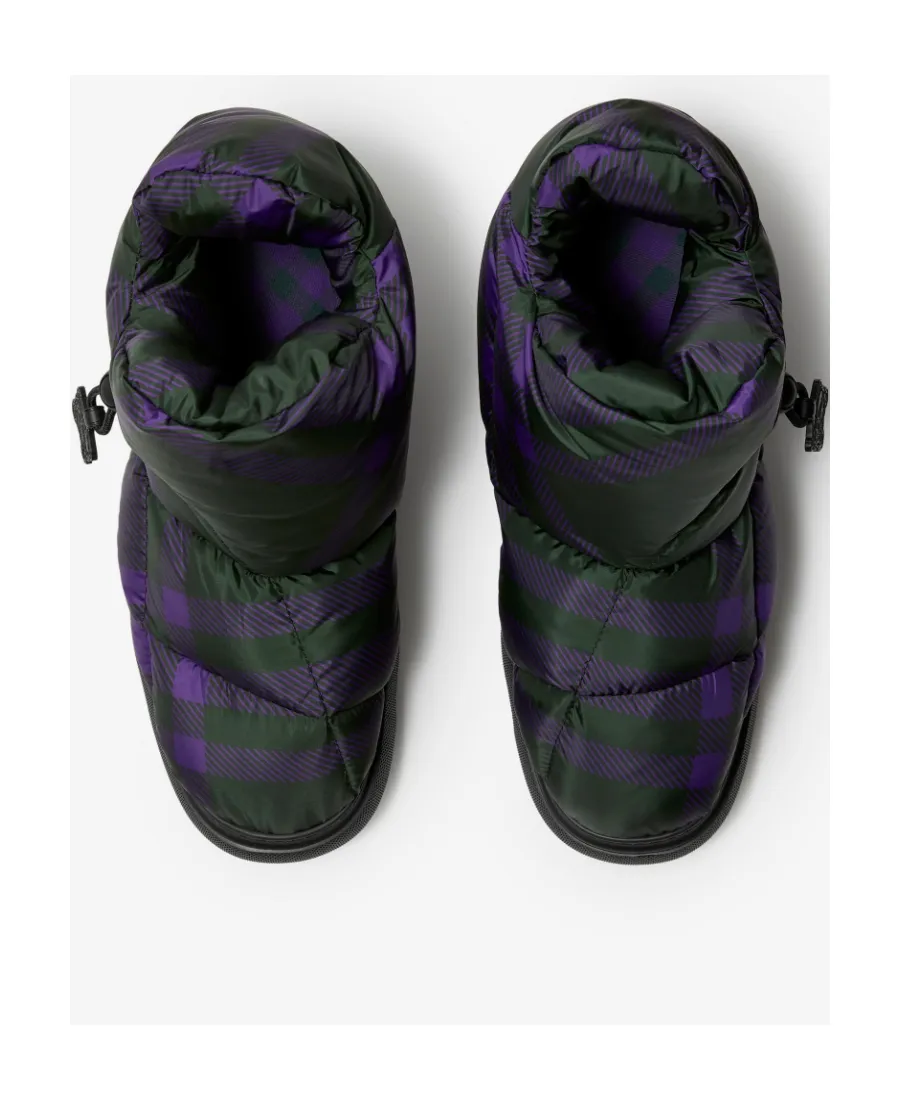 Burberry Check Pillow Padded-Desigh Boots