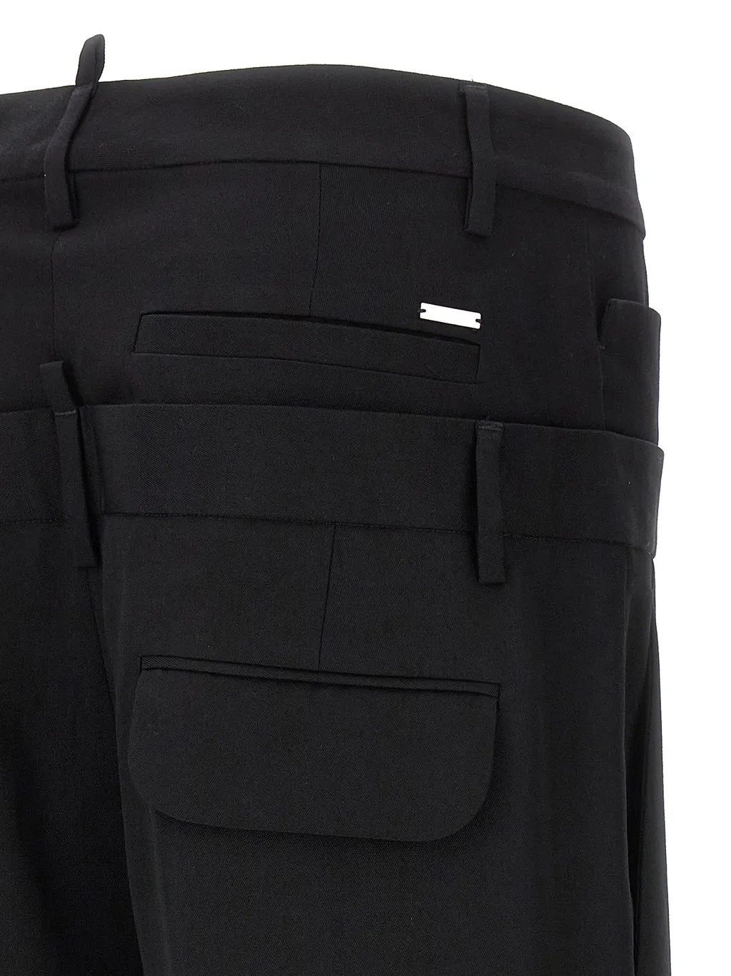 Dsquared2 Logo Detailed Wide-Leg Trousers