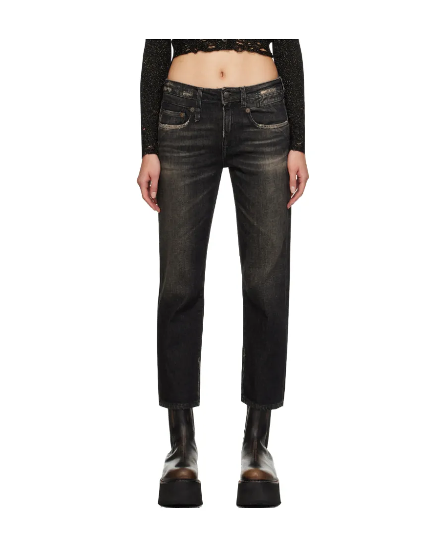 Logo Denim Pants