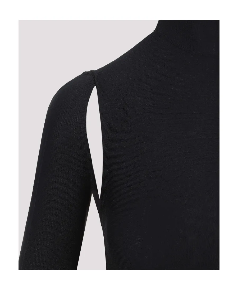 Khaite Turtleneck Cut-Out Detailed Top