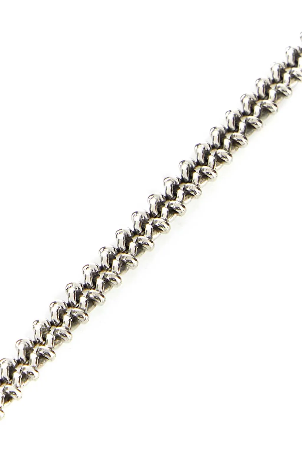 Emanuele Bicocchi Logo Plaque Knot Chain Bracelet