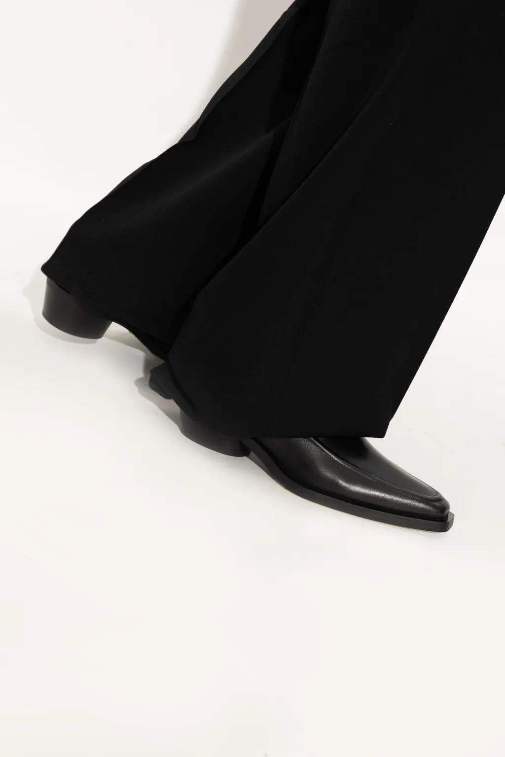 Bronco Leather Ankle Boots