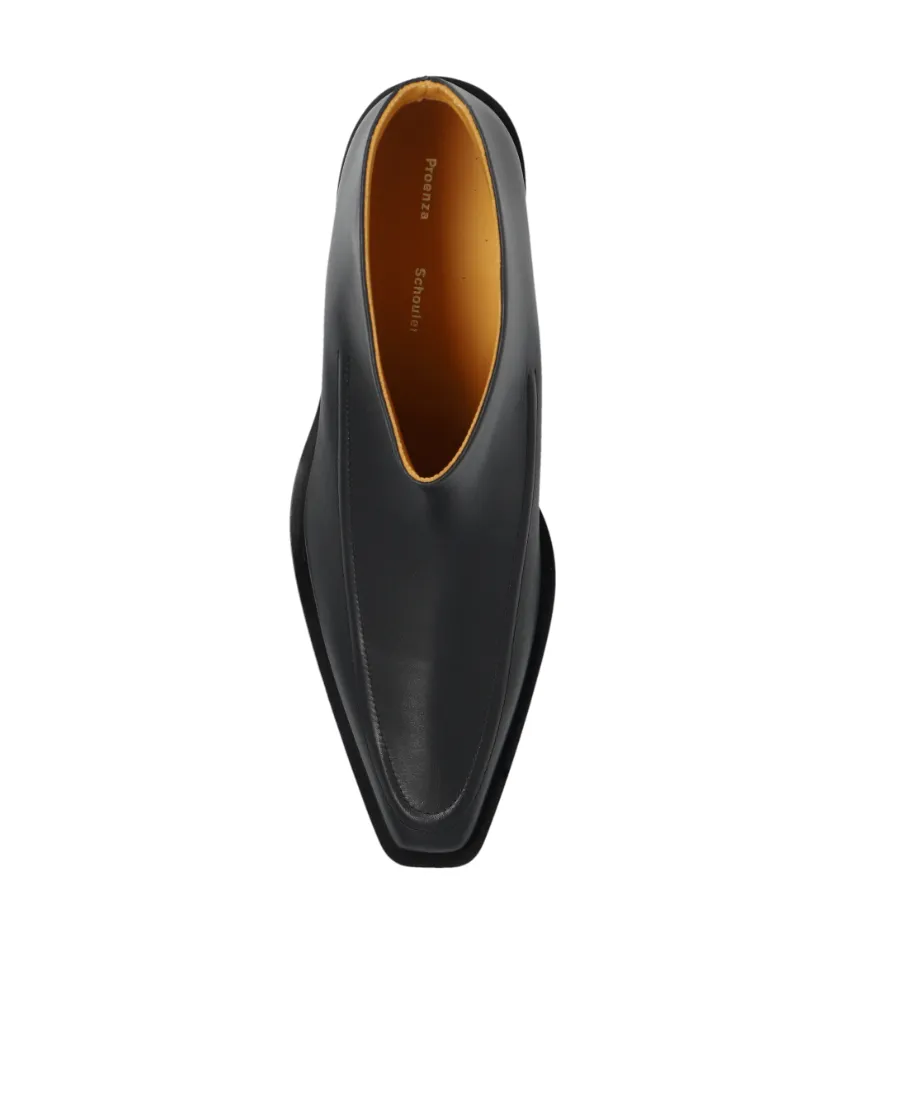 Bronco Leather Ankle Boots