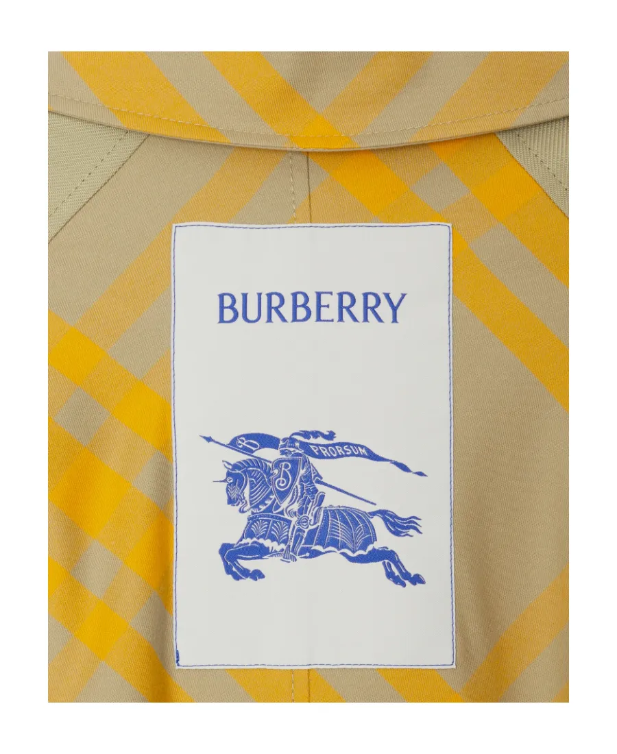Burberry Checked Belted-Waist Reversible Trench Coat