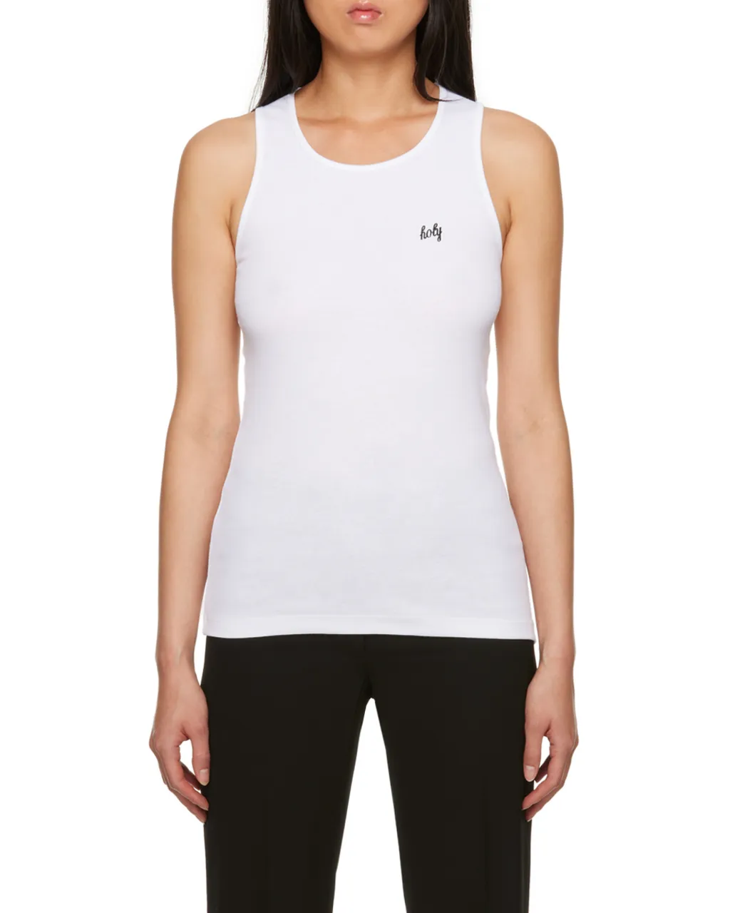 Low Round Collar Detailed Vest