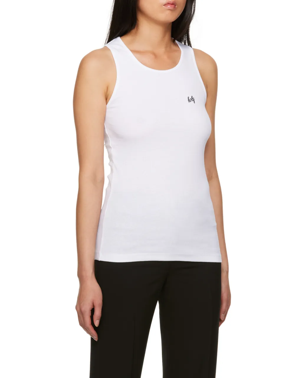 Low Round Collar Detailed Vest