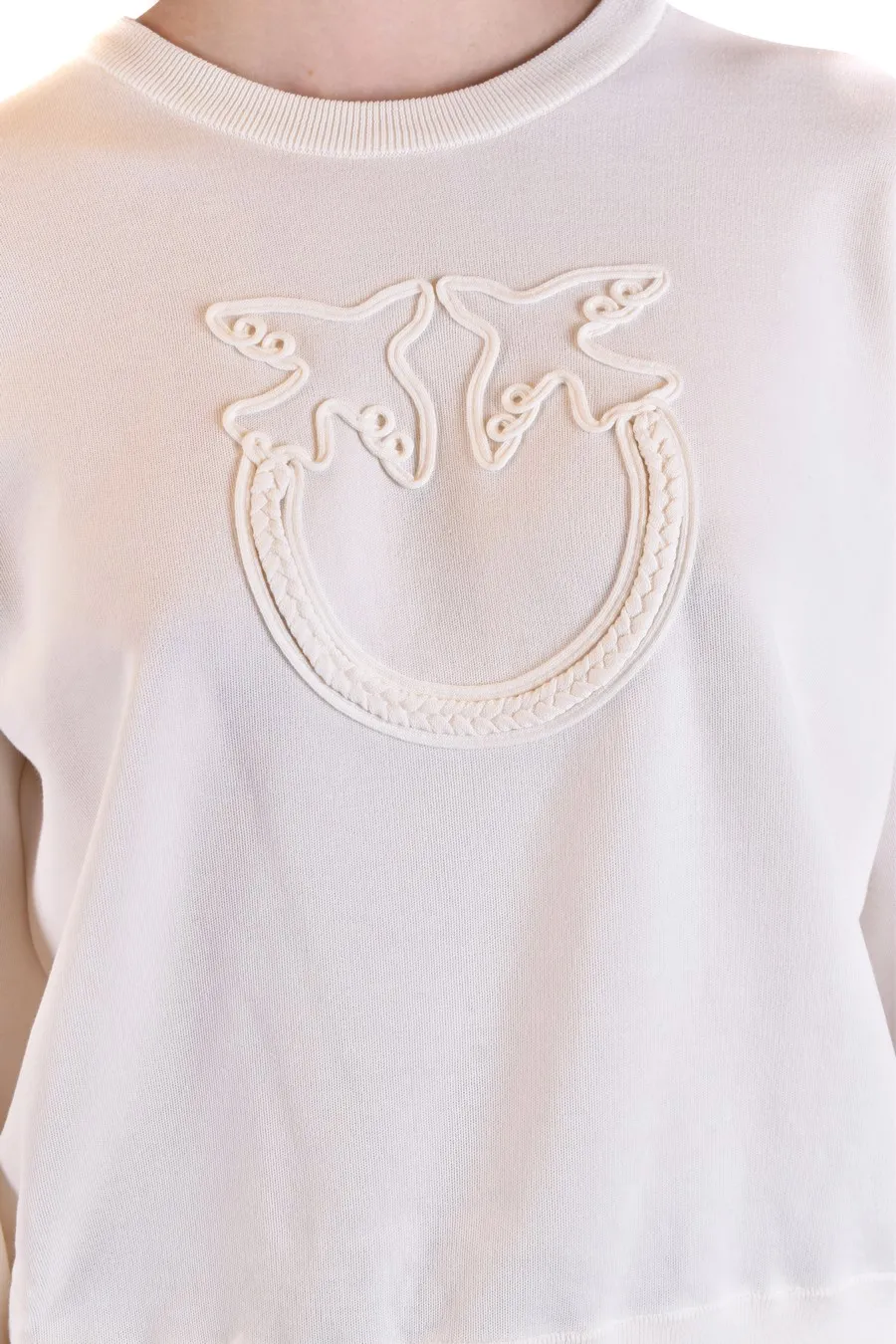 Round Collar Long Sleeve Sweater