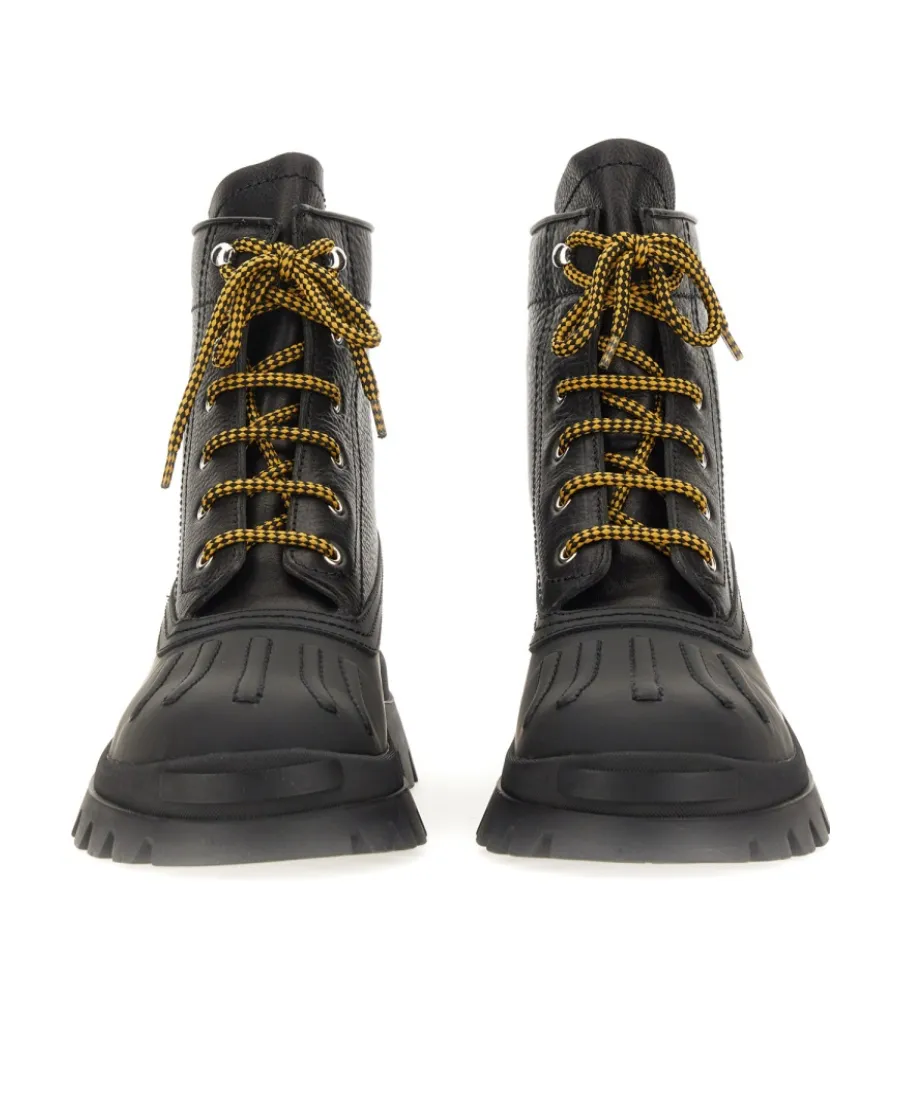 Dsquared2 Chunky Sole Lace-Up Ankle Boots