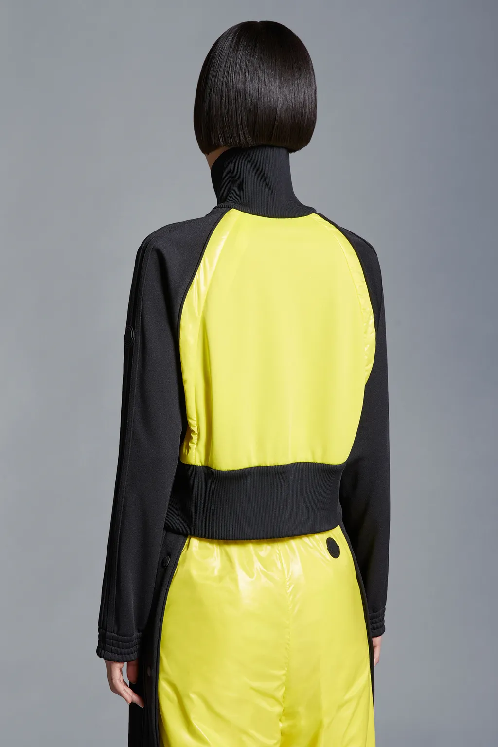 Acetate Zip-Up Sweatshirt