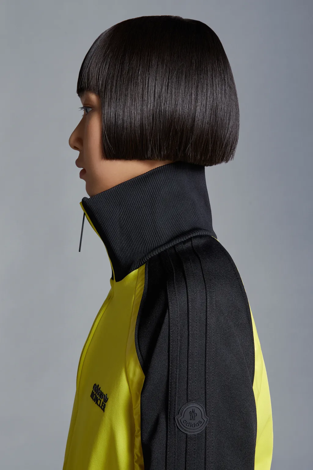 Acetate Zip-Up Sweatshirt
