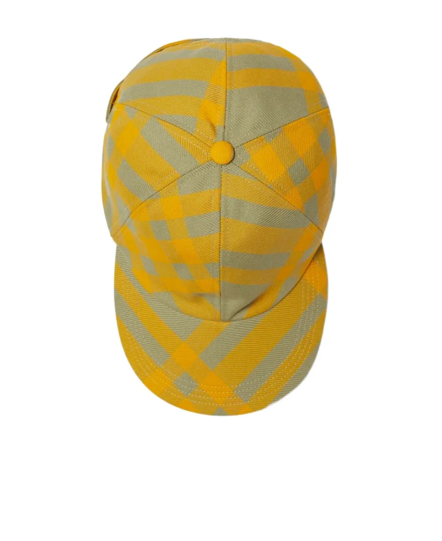 Check-Pattern Baseball Cap