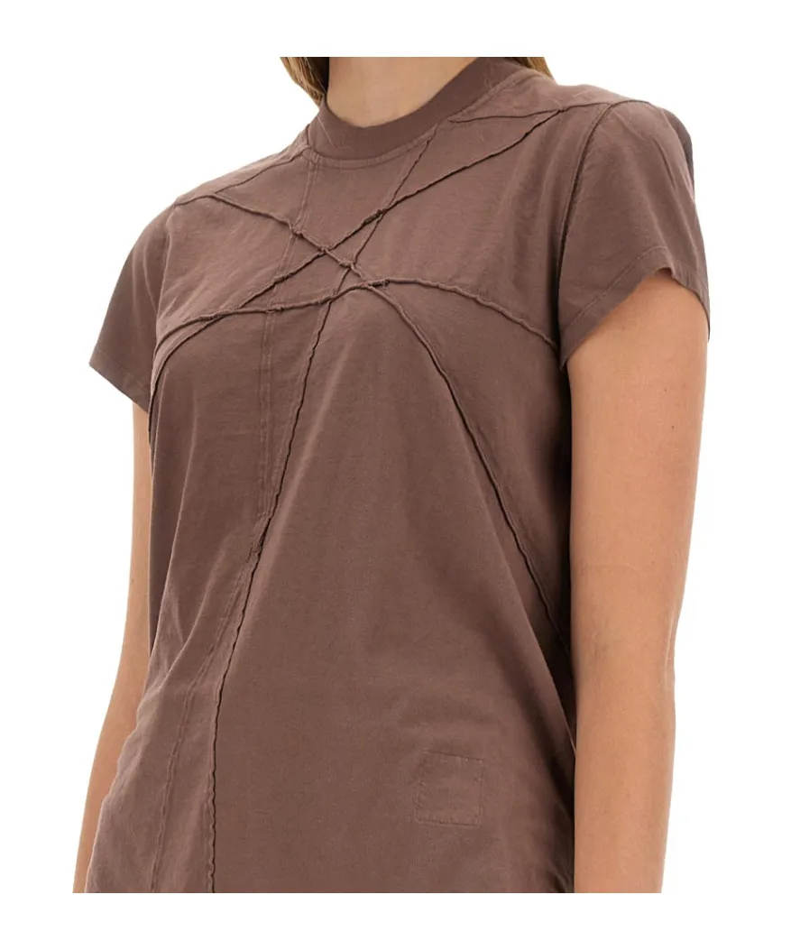 Rick Owens Drkshdw Tonal-Stitching Crewneck T-Shirt