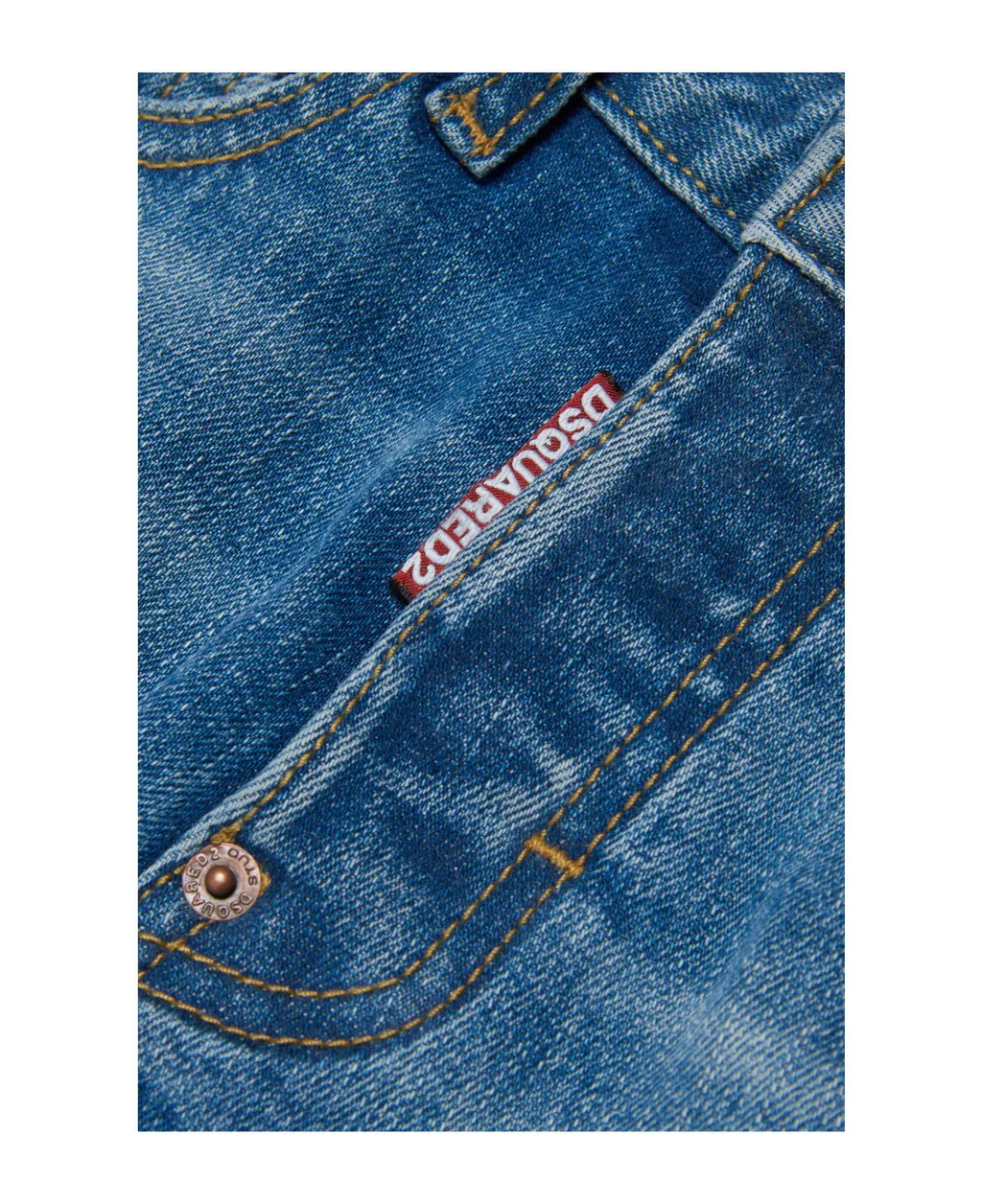 Dsquared2 Kids Mid-Rise Skinny Stretched Jeans