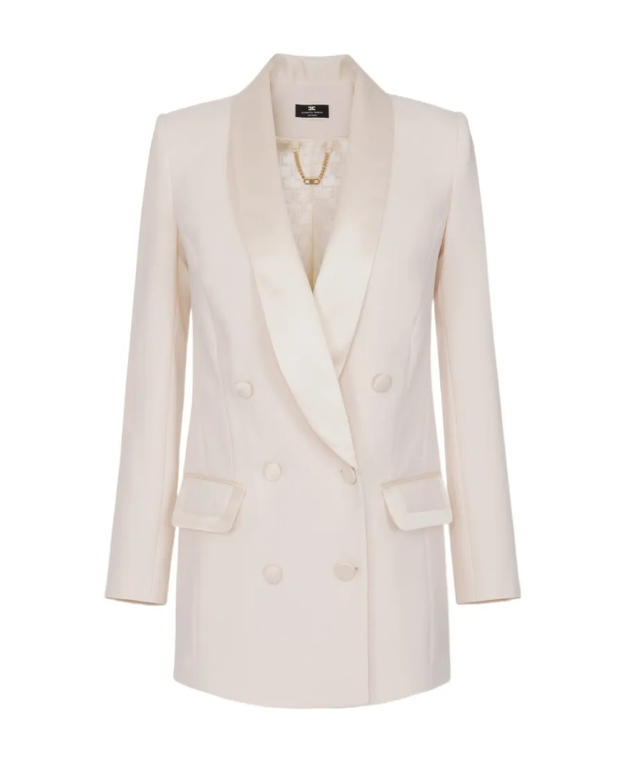 Elisabetta Franchi Double Breasted Buttoned Blazer
