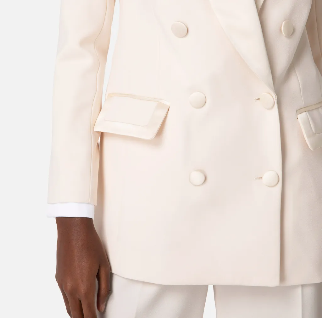 Elisabetta Franchi Double Breasted Buttoned Blazer