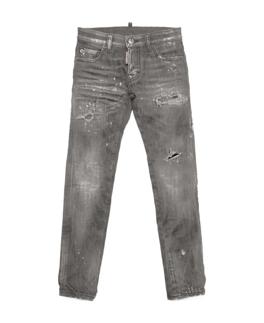 Wear Detail Denim Pants