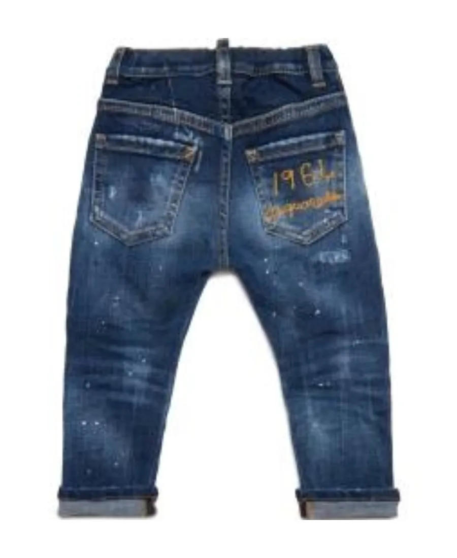 Belt-Strap Jeans